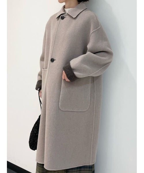 human woman（ヒューマンウーマン） ステンカラーコート コート
