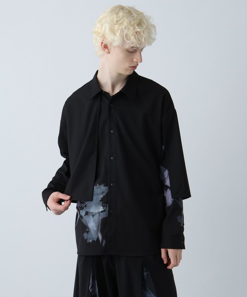 hareオーダーページ HARE（ハレ） シャツ 「SET UP対応」SHINOBIフラシシャツ(HARE) メンズ