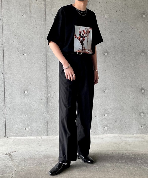 「y/m by れぽすけ」 半袖Tシャツ MEDIUM ホワイト メンズ_画像9