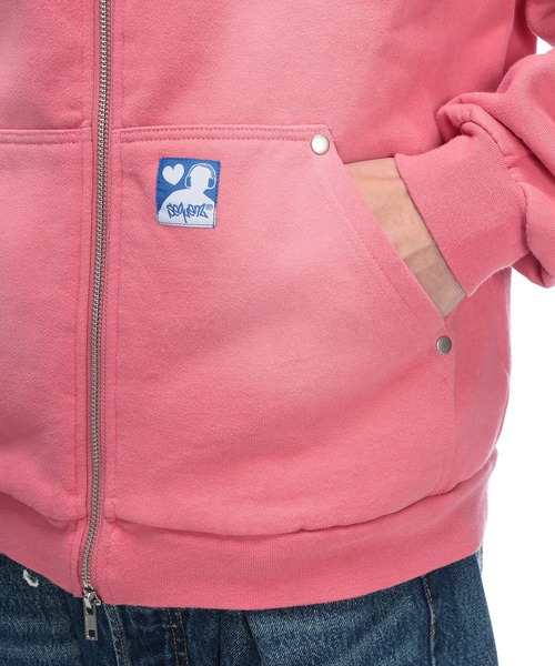 SEQUENZE パーカー SEQUENZ (シークエンズ) ファー ロゴプリント