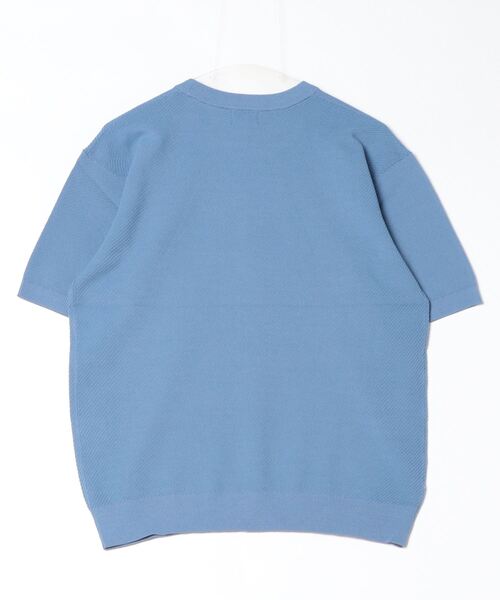 「green label relaxing」 半袖ニット X-LARGE ライトグレー メンズ_画像2