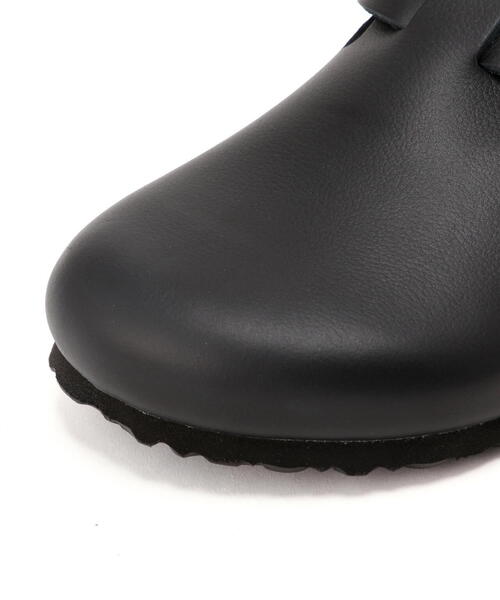 サンダル BIRKENSTOCK/ビルケンシュトック/BOSTON/ボストン/ナチュラルレザー - ブラック メンズの画像