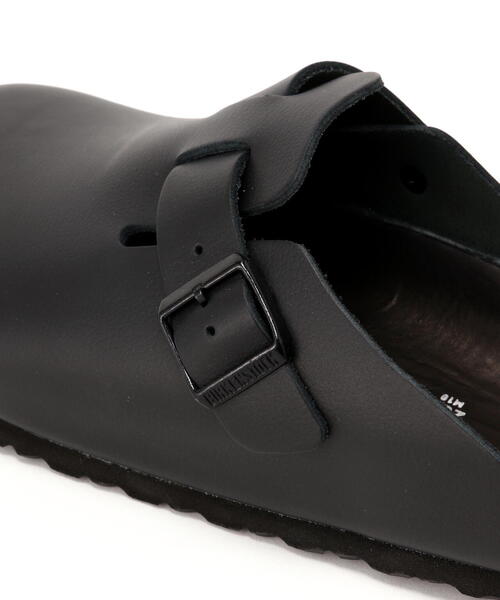 サンダル BIRKENSTOCK/ビルケンシュトック/BOSTON/ボストン/ナチュラルレザー - ブラック メンズの画像
