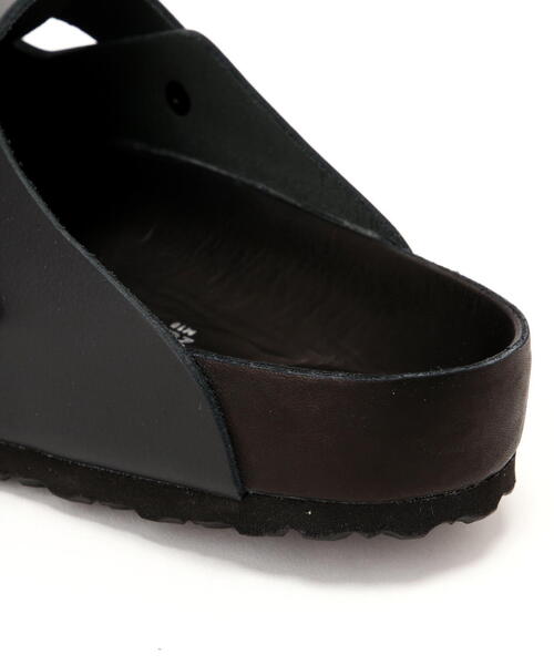 サンダル BIRKENSTOCK/ビルケンシュトック/BOSTON/ボストン/ナチュラルレザー - ブラック メンズの画像