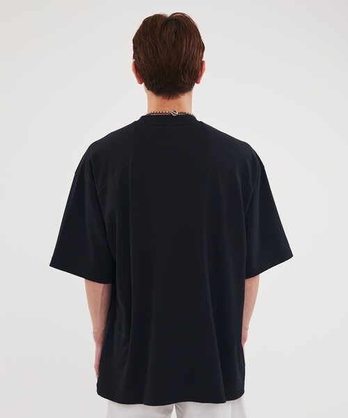 「A + TOKYO」 半袖Tシャツ 4 ネイビー メンズ_画像4