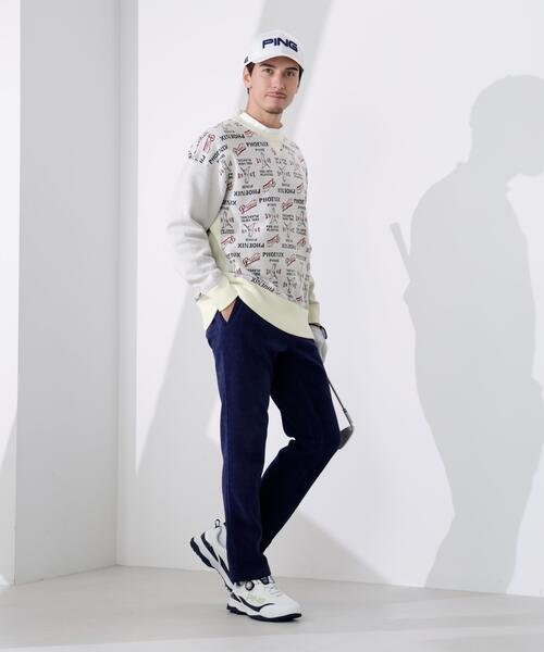 PING（ピン） セーター ニット 「PING APPAREL」ジャカードクルー