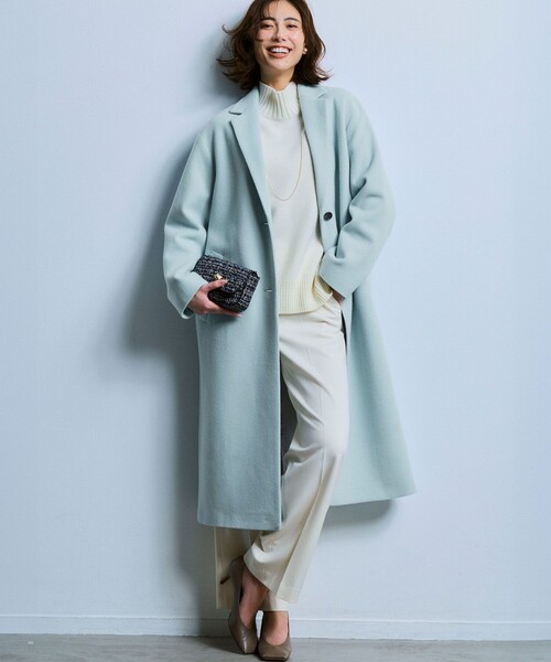 23区（ニジュウサンク） パンツ ウォームストレッチ ワイド パンツ