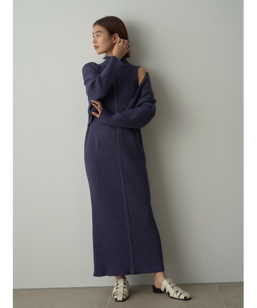 FRAY I.D（フレイ・アイディー） ニットワンピース FREE グリーン