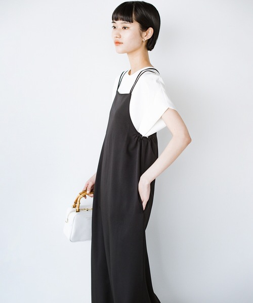 「haco!」 キャミソールワンピース LARGE ブラック レディース_画像5