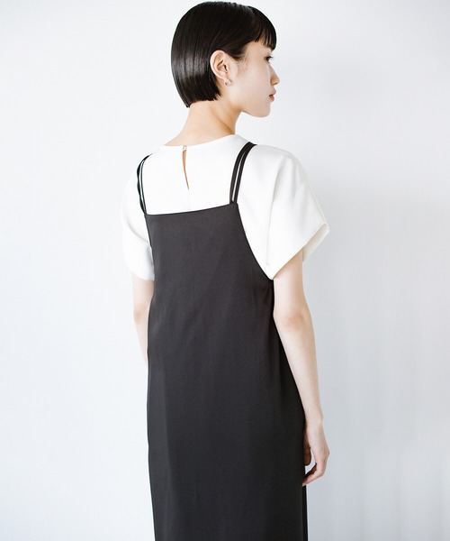 「haco!」 キャミソールワンピース LARGE ブラック レディース_画像7