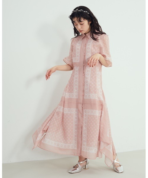 「FURFUR」 半袖ワンピース FREE ブラック レディース_画像4