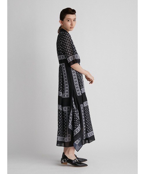 「FURFUR」 半袖ワンピース FREE ブラック レディース_画像8