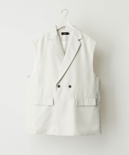 「MONO-MART」 ベスト M チャコール メンズ_画像5