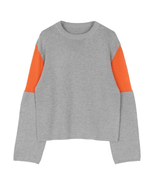 「miette」 長袖ニット FREE カーキ レディース_画像3