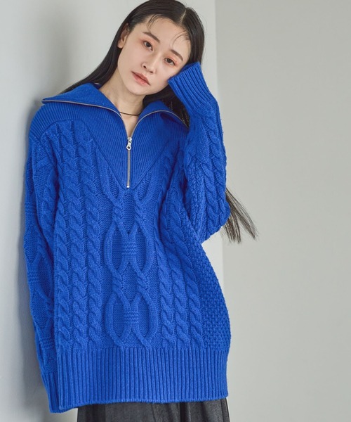 A part by（アパートバイ） ニット セーター フィッシャーマンニット