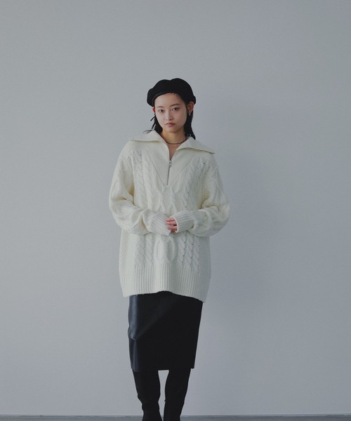 A part by（アパートバイ） ニット セーター フィッシャーマンニット