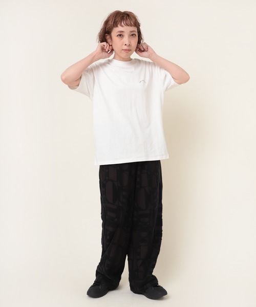 「RNA-N」 半袖Tシャツ MEDIUM チャコール レディース_画像4