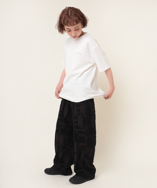 「RNA-N」 半袖Tシャツ MEDIUM チャコール レディース_画像7