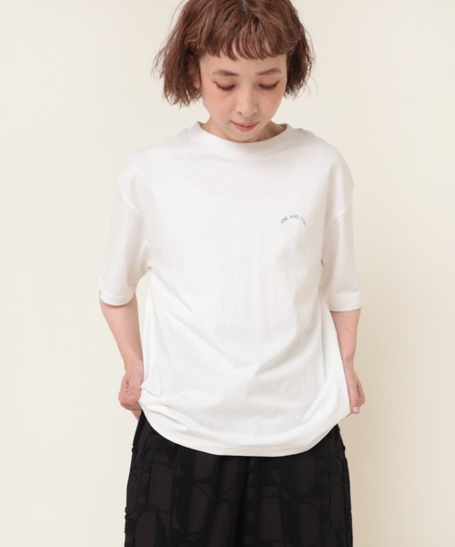 「RNA-N」 半袖Tシャツ MEDIUM チャコール レディース_画像8