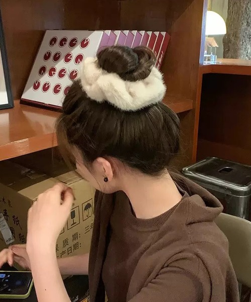 WESTSEA（ウエストシー） シュシュ もこもこ フェイクファー シュシュ