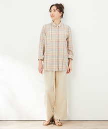 「DECOY SINCE 1981」 長袖シャツ 13号 オレンジ レディースの画像2