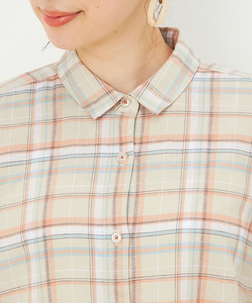 「DECOY SINCE 1981」 長袖シャツ 13号 オレンジ レディースの画像5