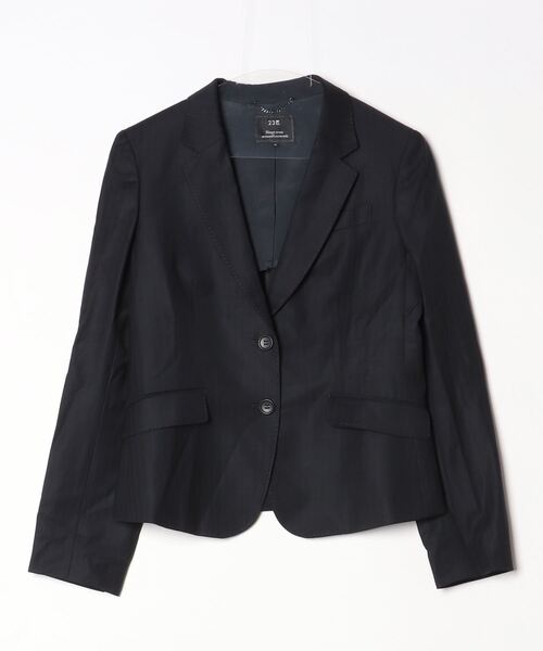 23区（ニジュウサンク） テーラードジャケット 40 ブラック レディース