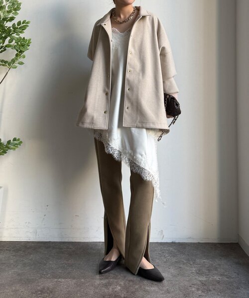 ジャケット・アウター DOU DOU DouDou（ドゥドゥ） ジャケット FREE グレー レディース : ZOZOTOWN