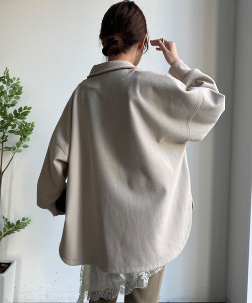 ジャケット・アウター DOU DOU DouDou（ドゥドゥ） ジャケット FREE グレー レディース : ZOZOTOWN