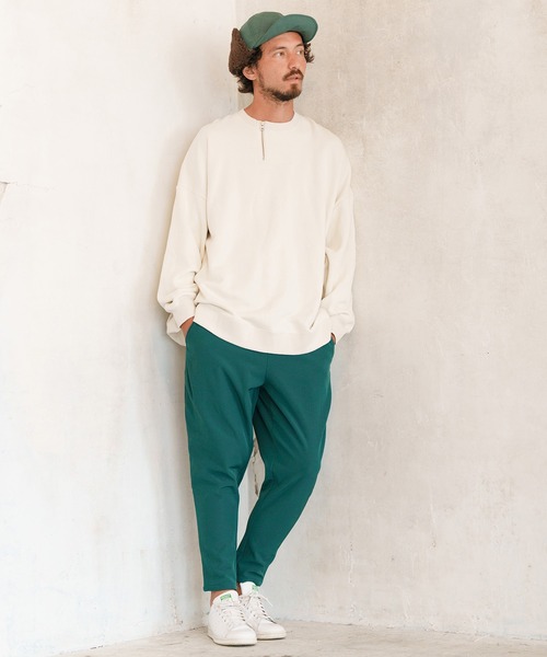 「CAMBIO」 イージーパンツ M チャコール メンズ_画像6