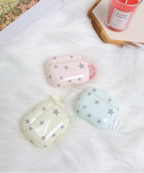 イヤホン ヘッドホン ウィッシュコア星柄ケース AirPods/AirPods Pro