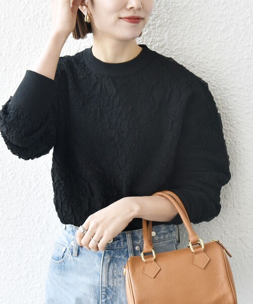 SHIPS any 「SHIPS any」 長袖ニット ONE SIZE ブラック レディース