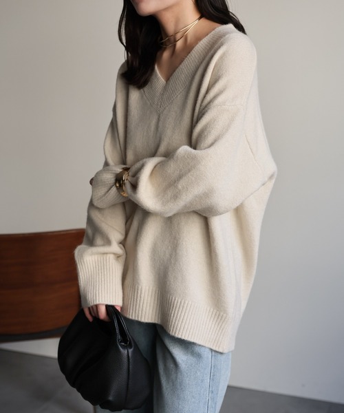 AP 購入 ニット ap retro ニット セーター Vネックニットプルオーバー / ニット