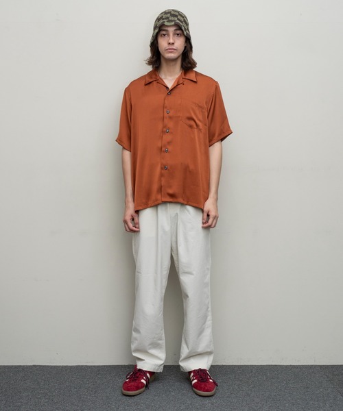 「bal」 半袖シャツ 2 キャメル メンズ_画像8