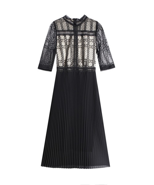 「DRESS PLUS」 半袖ワンピース S ブラック レディース_画像2