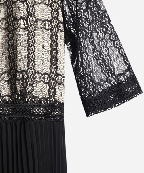 「DRESS PLUS」 半袖ワンピース S ブラック レディース_画像4