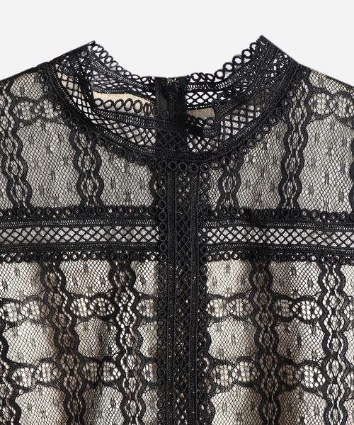 「DRESS PLUS」 半袖ワンピース S ブラック レディース_画像5