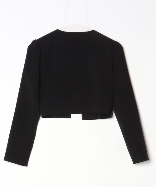 Rene（ルネ） ノーカラージャケット 34 ブラック レディース