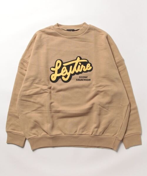 トレーナー スウェット 「Leyline」bubble letter sweat メンズ