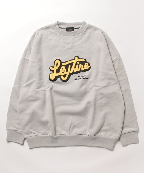 トレーナー スウェット 「Leyline」bubble letter sweat メンズ
