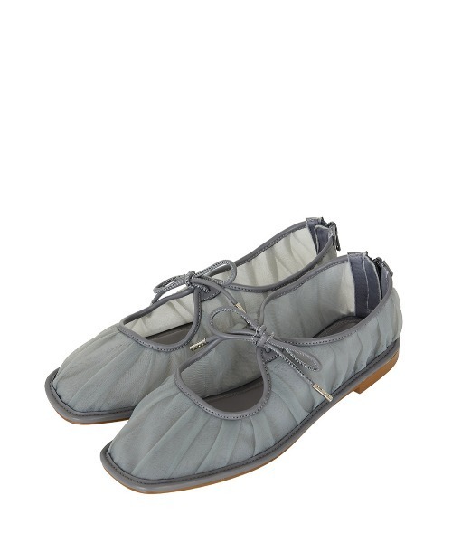 Ameri（アメリ） パンプス MESH RIBBON FLAT SHOES : ZOZOTOWN Yahoo