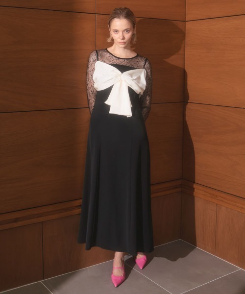 DONOBAN（ドノバン） ドレス 「ANDRESD」big ribbon dress 結婚式