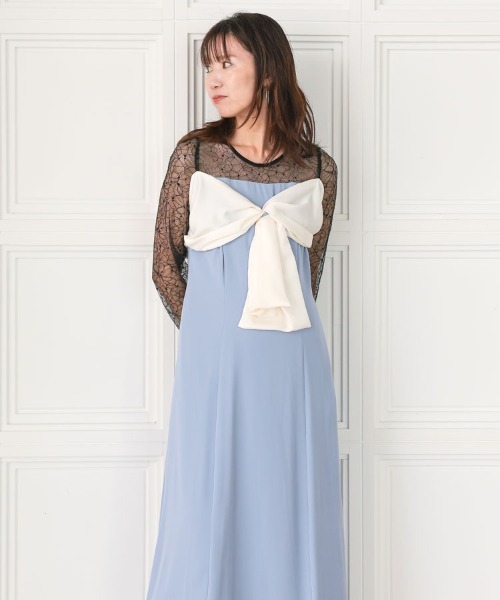 DONOBAN（ドノバン） ドレス 「ANDRESD」big ribbon dress 結婚式