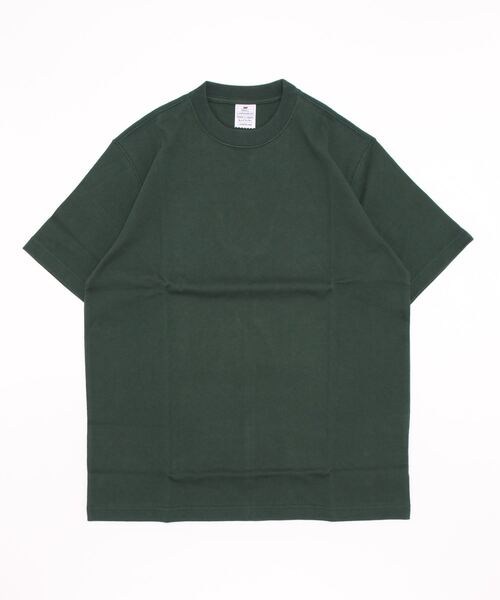 「LOOPWHEELER」 半袖Tシャツ X-LARGE グリーン メンズ_画像2