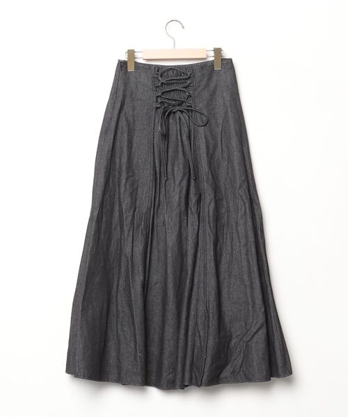 「archives」 デニムスカート FREE ブラック レディース_画像2