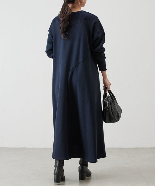 BEARDSLEY（ビアズリー） ワンピース 切り替え裏毛ワンピース