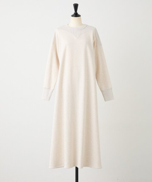 BEARDSLEY（ビアズリー） ワンピース 切り替え裏毛ワンピース