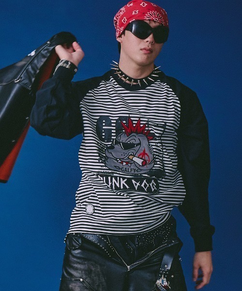 GALFY（ガルフィー） tシャツ 「GALFY」PUNK DOG ロンTEE