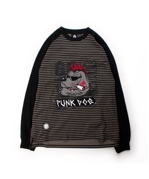 GALFY（ガルフィー） tシャツ 「GALFY」PUNK DOG ロンTEE