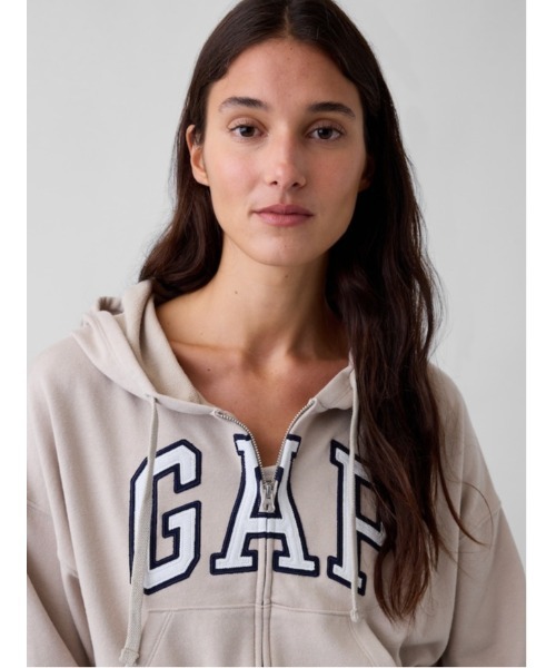 GAP（ギャップ） パーカー オーバーサイズ GAPロゴ フレンチテリー